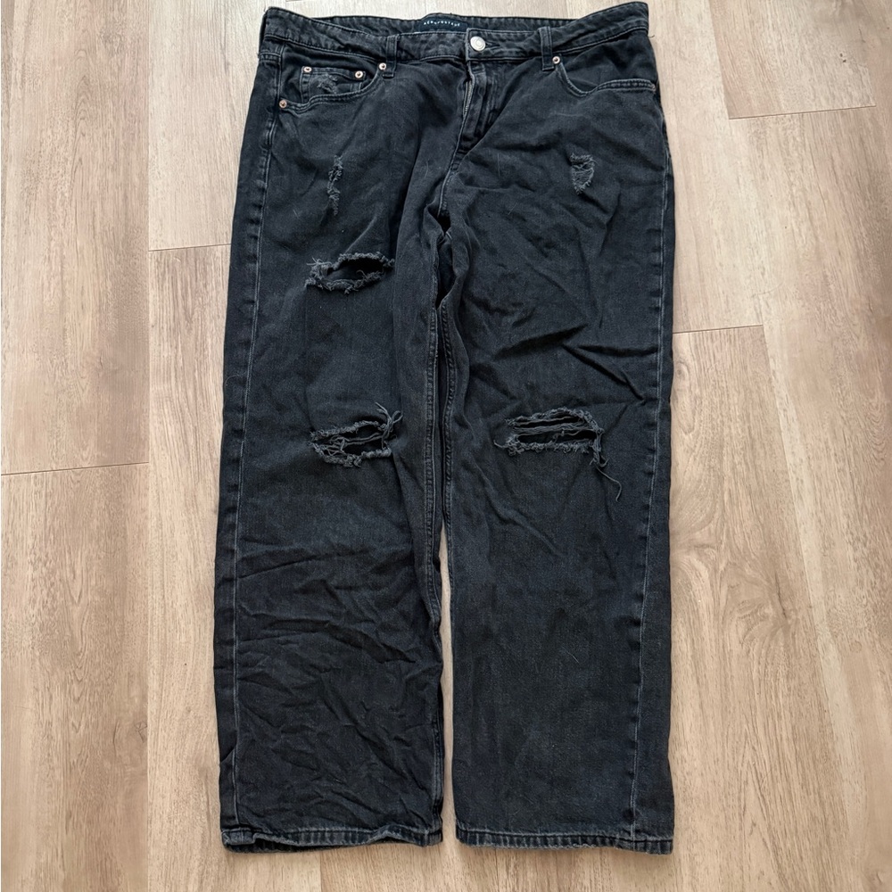 Aeropostale, baggy, distressed jeans